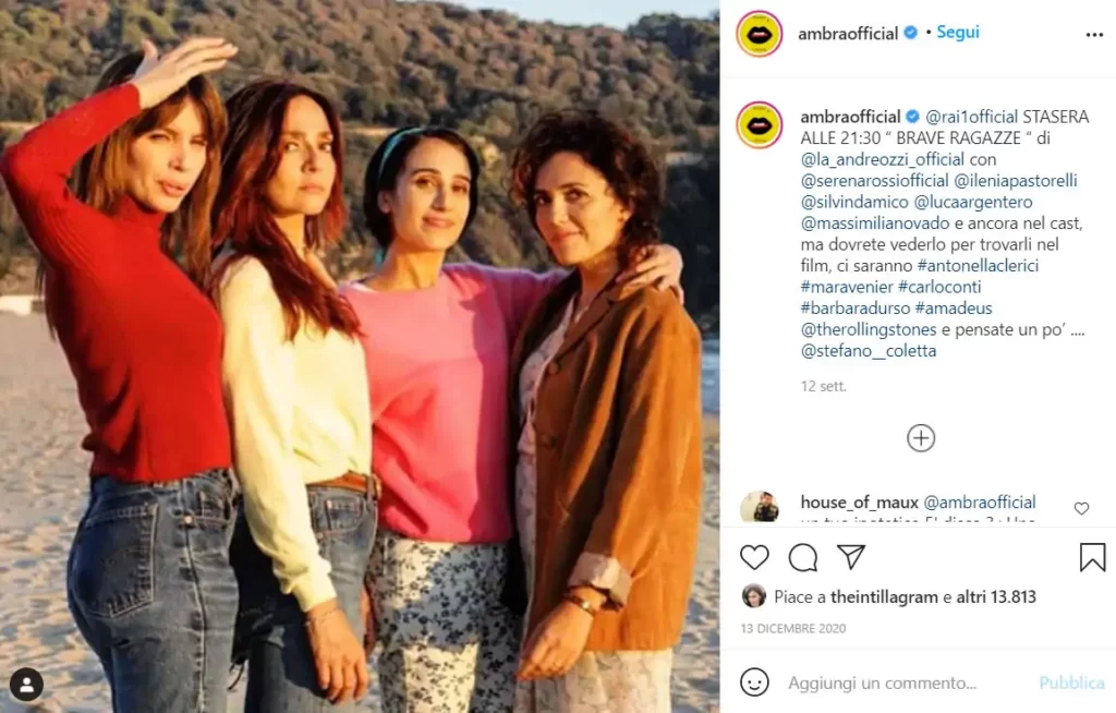  Ambra Angiolini storia di vita