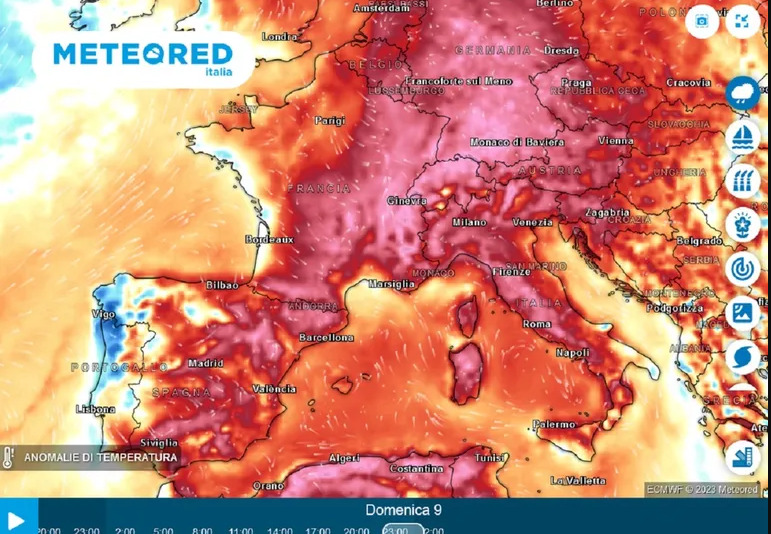 Temporali al Nord, ma in Italia arriva la prima ondata di caldo dell'estate: qui si supereranno i +40 gradi