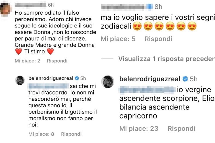 Belén e Elio nelle nuove foto