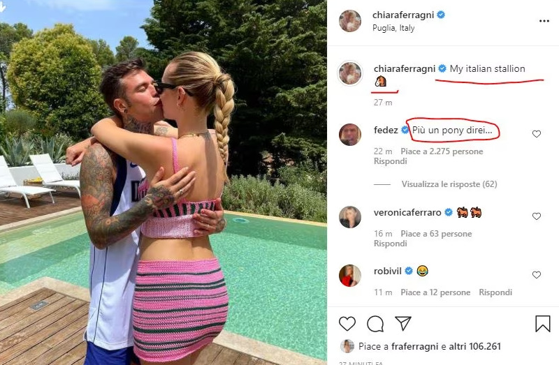 Chiara Ferragni e Fedez: Un Bacio e una Didascalia Scatenano Voci di Separazione