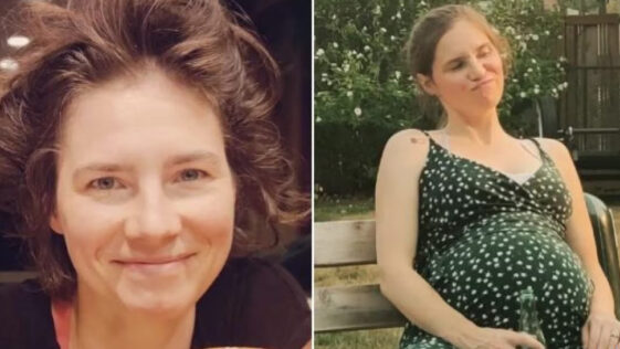 Amanda Knox è incinta di nuovo, una foto social annuncia l’arrivo del suo secondo figlio