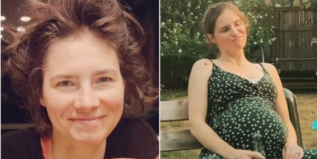 Amanda Knox è incinta di nuovo, una foto social annuncia l’arrivo del suo secondo figlio