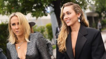 iley Cyrus versione damigella d'onore al matrimonio della mamma