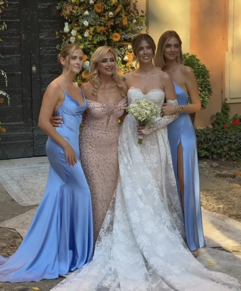 Chiara, Francesca e Marina in Atelier Emé La famiglia Ferragni in Atelier Emé