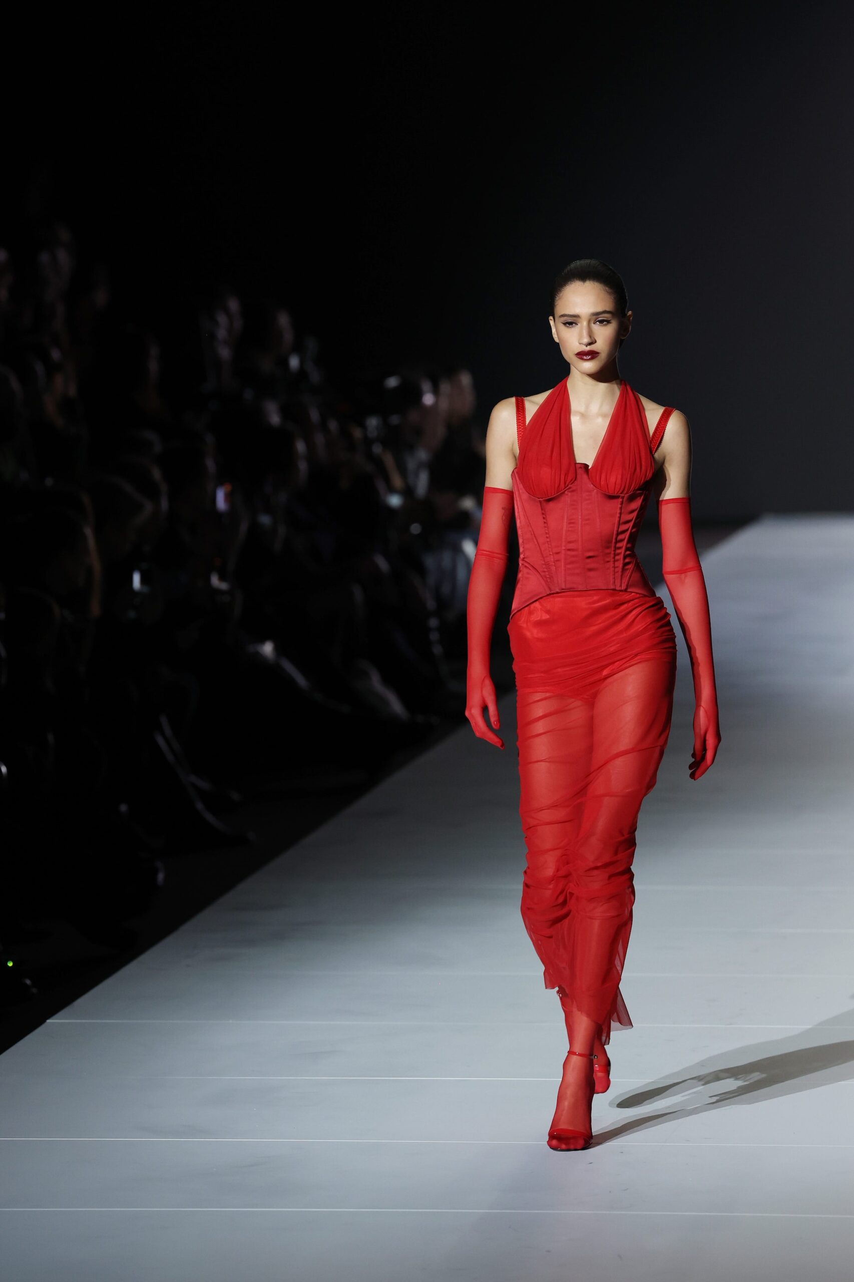 Ultimo stile Dolce&Gabbana per la stagione Autunno/Inverno 2023–24 Un look Dolce&Gabbana Autunno/Inverno 2023–24