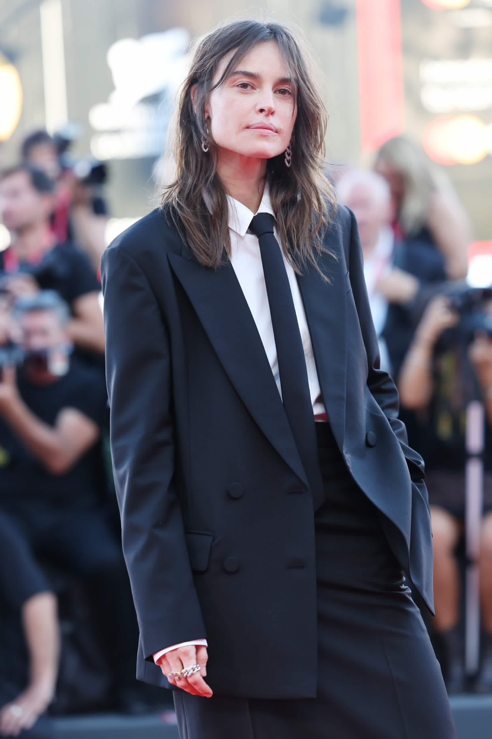 Kasia Smutniak condivide i suoi pensieri Kasia Smutniak durante un'intervista