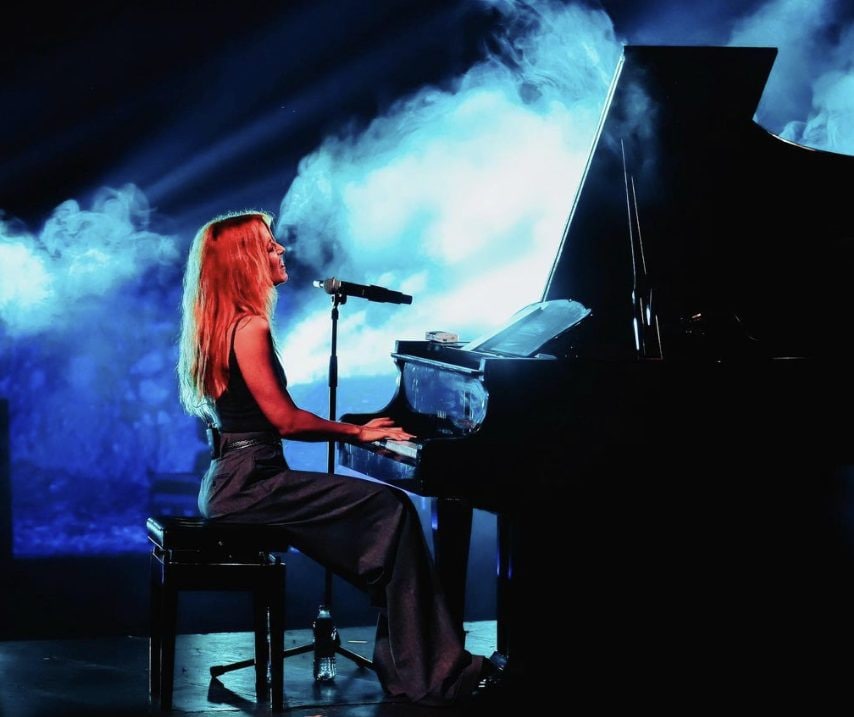 Noemi al concerto estivo dei Negramaro