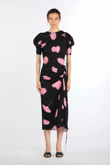 Abito floreale di Sabrina Ferilli