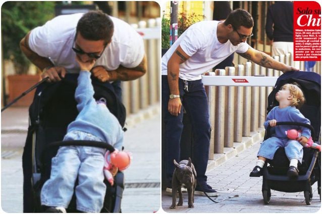 Antonino e Luna Marì passeggiando