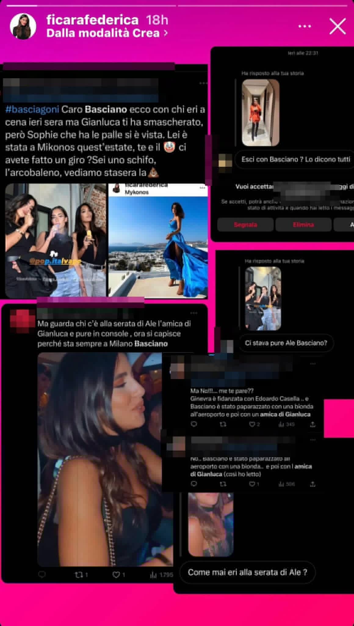 Sophie Codegoni e Alessandro Basciano