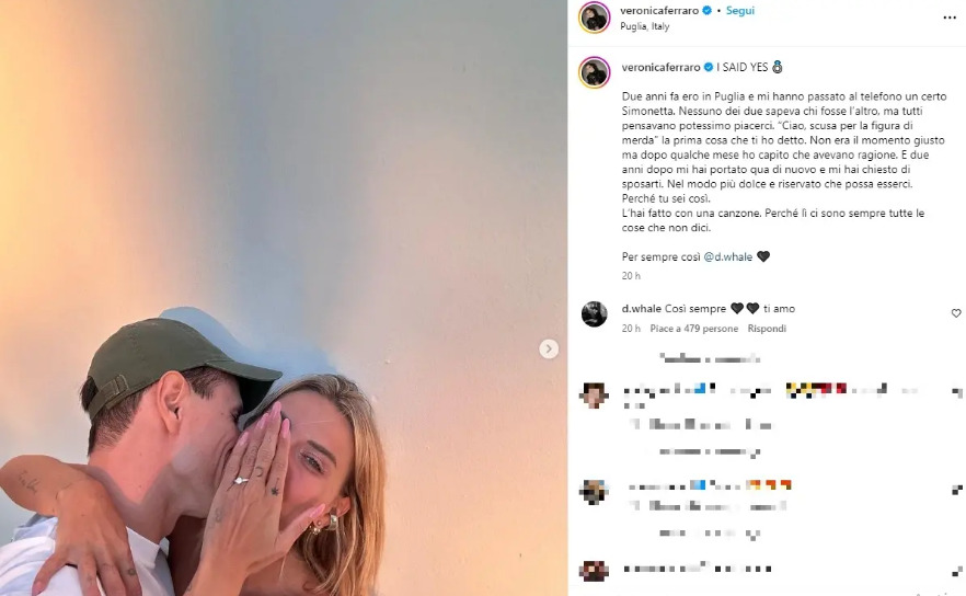 Quindi Veronica Ferraro e Chiara Ferragni non sono più amiche, giusto?