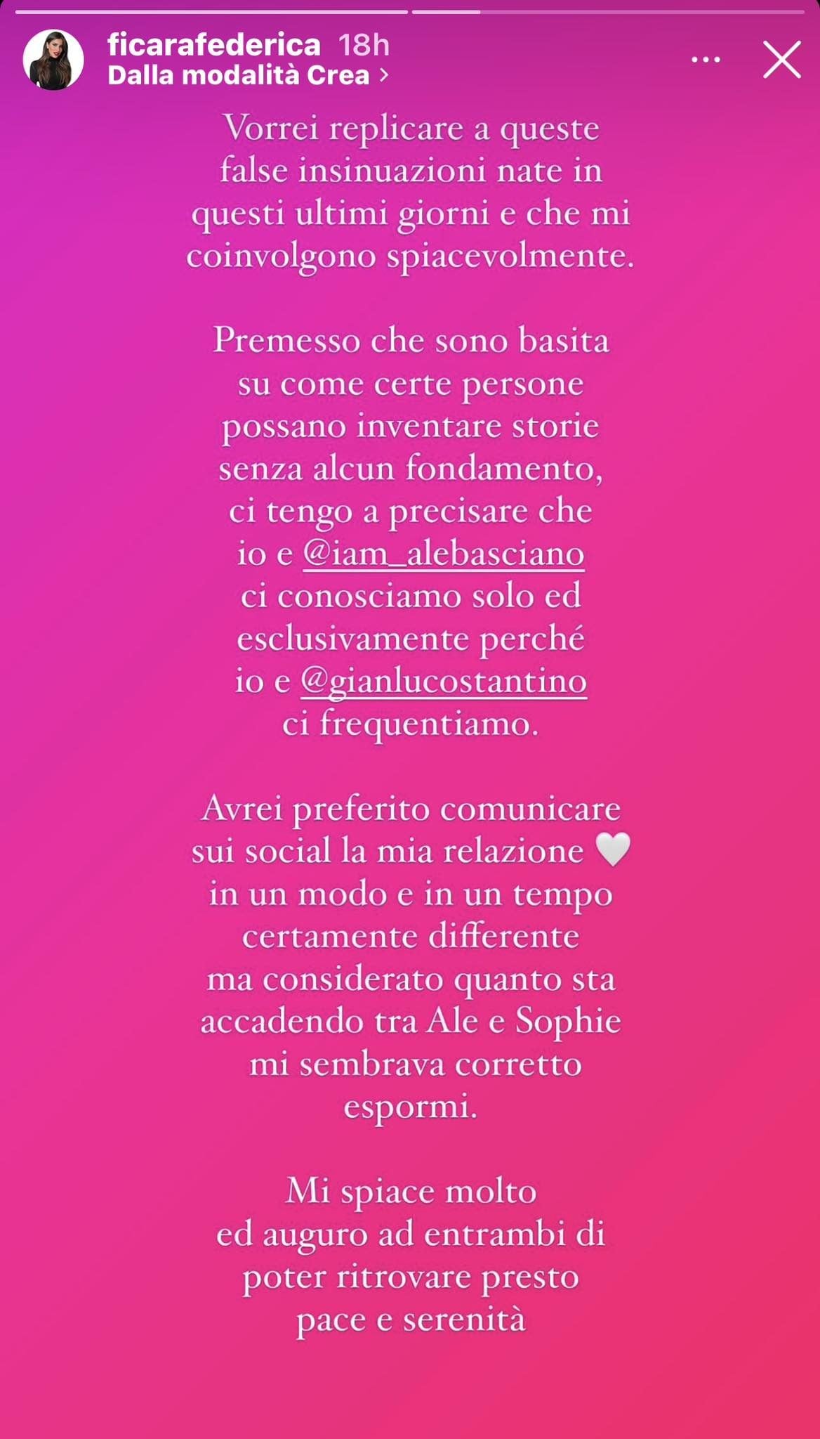 Federica Ficara su Instagram
