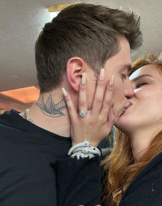Benjamin Mascolo e Bella Thorne quando avevano in programma di sposarsi nel 2021
