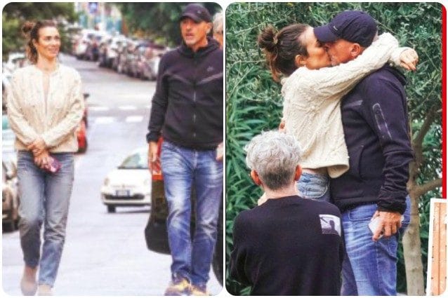 Eros Ramazzotti condivide con Dalila i ricordi del suo quartiere Eros Ramazzotti e Dalila Gelsomino in un tenero momento
