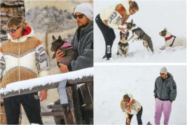 Federica Pellegrini e Matteo Giunta felici sulla neve