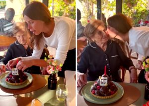 Alessia Marcuzzi festeggia i cento anni di nonna Mela: "È ancora imbattibile a burraco"
